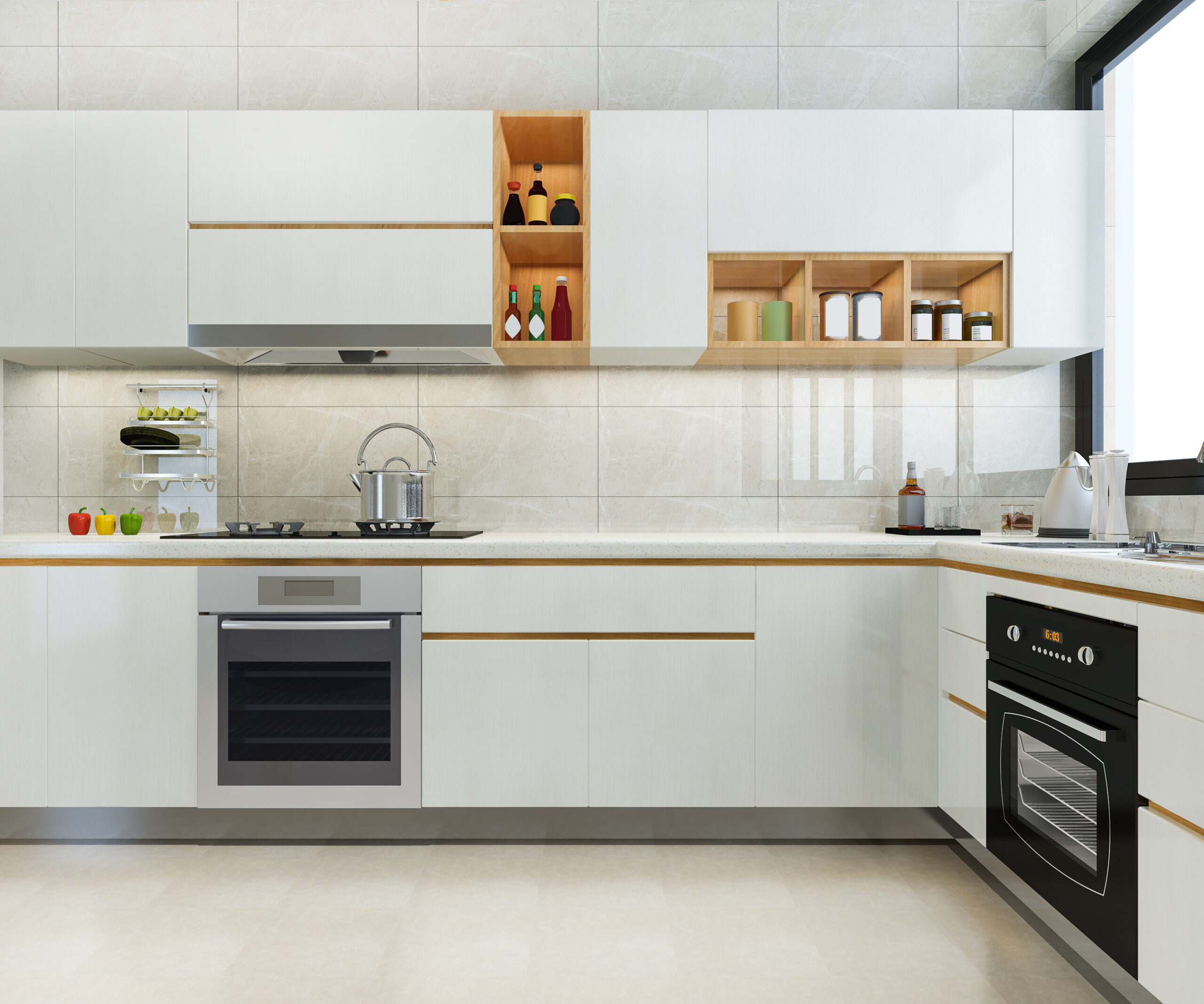 Clean kitchen